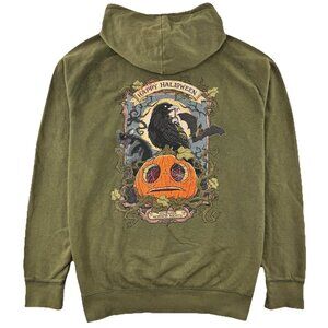 Universal Studios Halloween Horror Nights 2023 Pullover Hoodie Men’s Large Olive